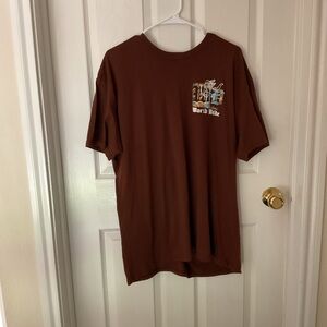 Brown Graphic Men's Shirt